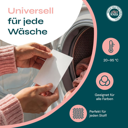 Umweltfreundliche Waschmittelblätter (64 Waschgänge)