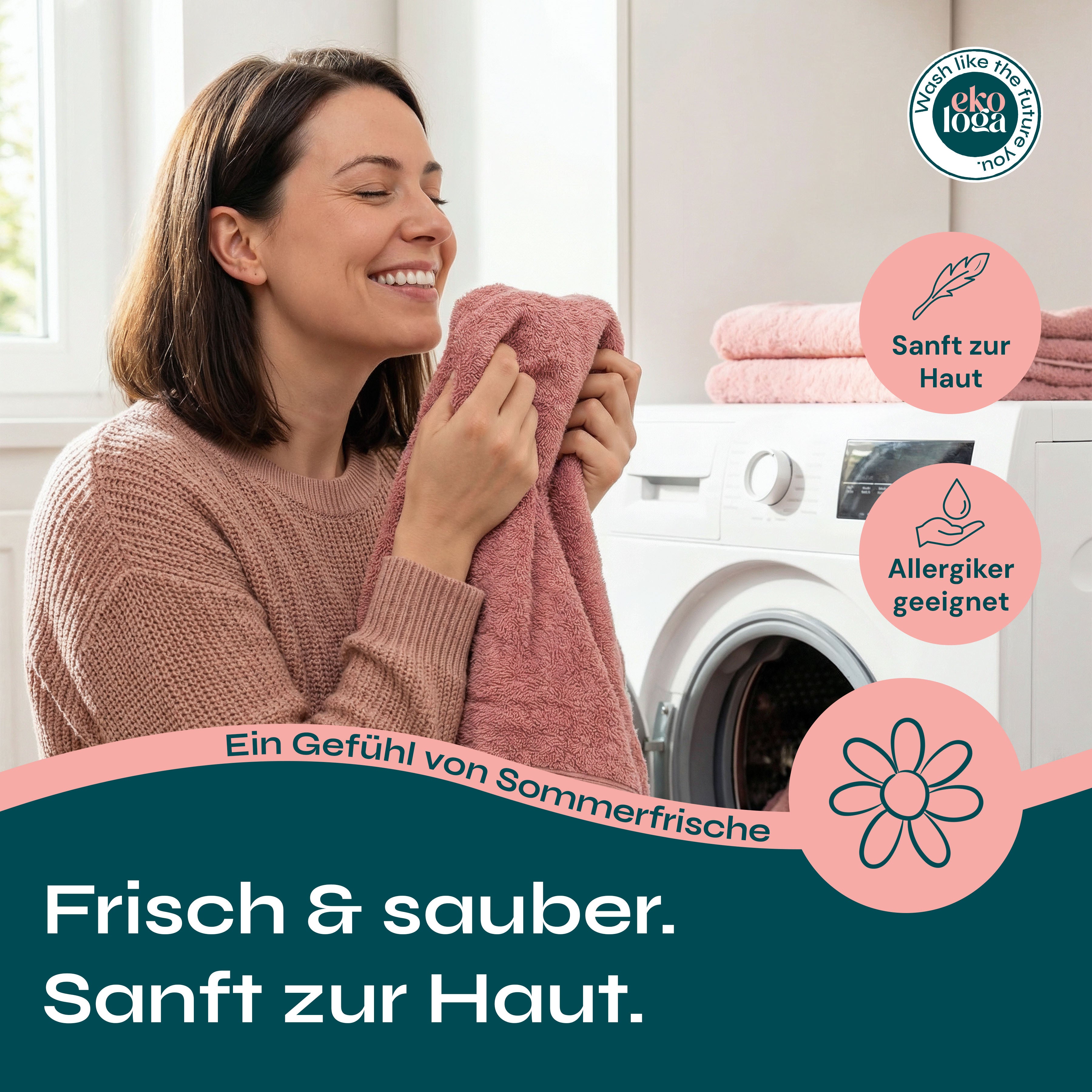 Umweltfreundliche Waschmittelblätter (64 Waschgänge)